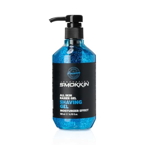 Gel de afeitado para Barba - 500 ml SMOKKIN | Afeitado suave, pre...