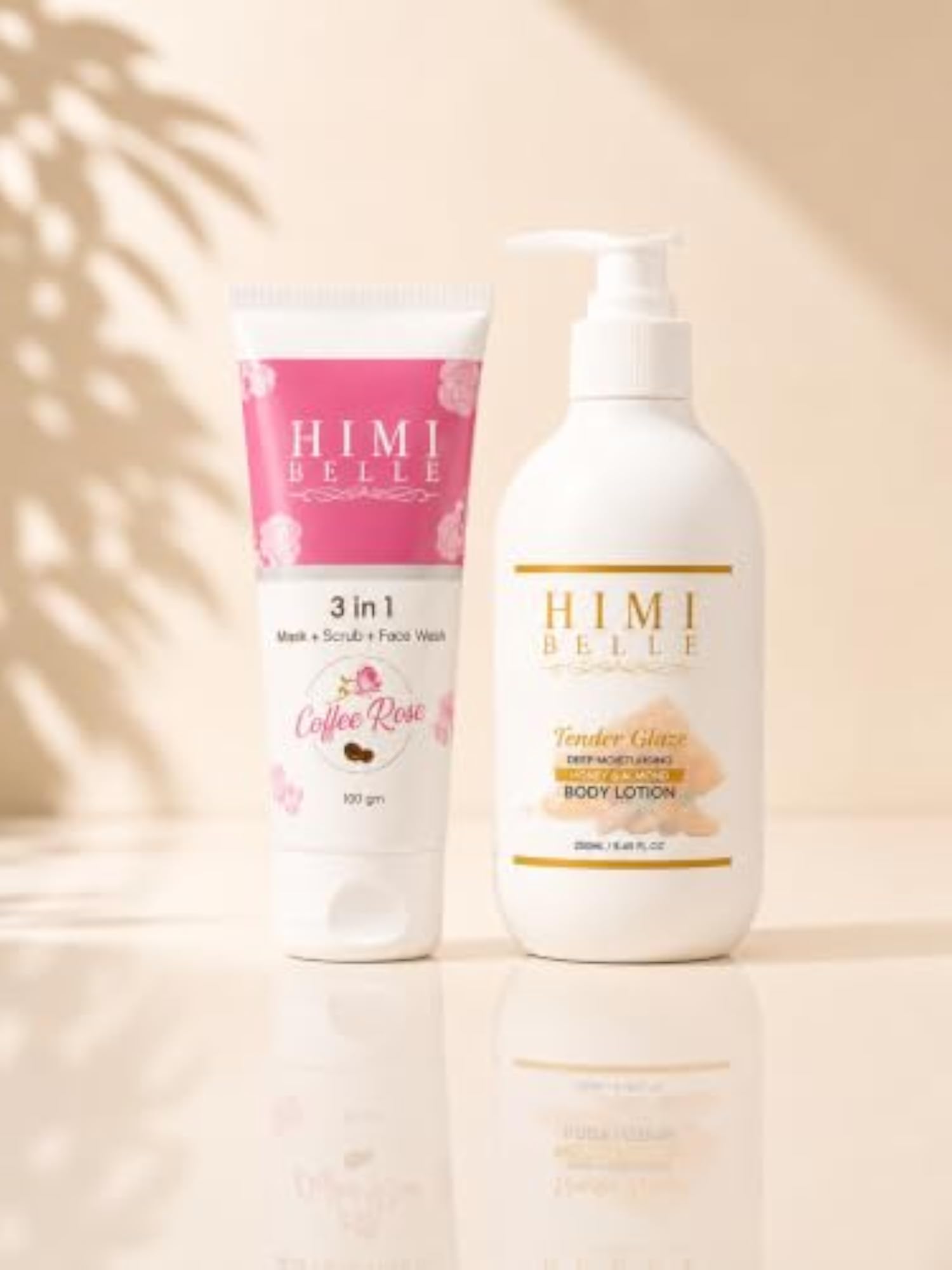 The Glow and Smooth Radiance Combo, Coffee Rose Mask Scrub & Face Wash