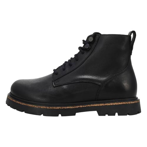 Image of Birkenstock mens Highwood Mid Lace-up Deep Blue - Leather