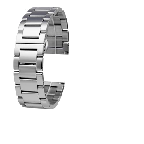 SiChouwz �u���b�N�X�e�����X�X�`�[�����^���X�g���b�v�AWatch GT 4 3 Pro 2 46MM�Ή��A�����Y�E�H�b�`�o���h 20mm/22mm���o���h(C-Silver,20mm)