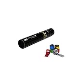 Tubo de serpentina profesional con material ignífugo (certificado CE). Serpentinas para fiesta con 5 metros de longitud (disponibles en papel o serpentina metalizada).