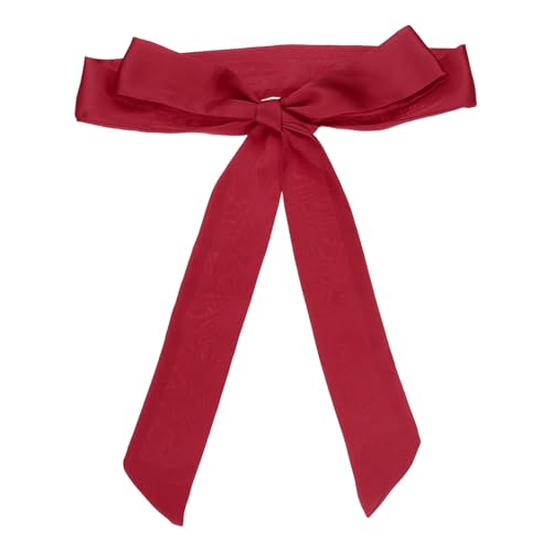 PATIKIL Satin Sash Belt Scarf 1 Pcs 2 Wedding Party Bridal Blank Satin Waist Belts Prom for Graduation Birthday Decoration DIY Accessory Homecoming Dark Red