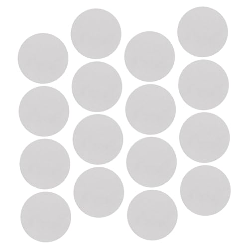 TEHAUX 24個 無紋銀カードボード丸型ケーキベース 厚さ ケーキデコレーション用 頑丈で滑らか 表面清掃簡単 パーティー 誕生日 ウェディン