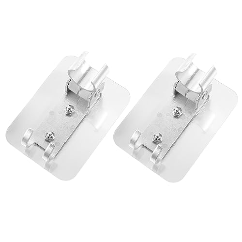 YOSADIER 2 Piezas Soporte De Rociador De Ducha Sujeta Alcachofa Ducha Soporte Para Alcachofa De Ducha Soporte De Ducha Montado En La Pared Silver