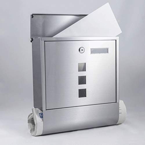 Preisvergleich Produktbild RLJJCS Die Wand des Landhauskastens im Freien im Freien mit Verschlussregenpostfachbriefkastenmag... Briefkasten