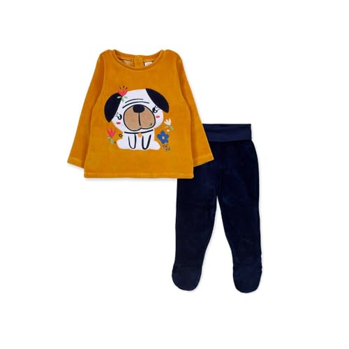 Tuc Tuc Conjunto tundosado de niña color azul colección pugs life