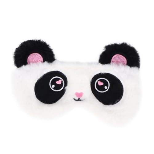 KOCKSHION パンダデザイン 目隠しアイマスク ブラックアウト まぶしさ防止 快適な眠りをサポートする女性向け 睡眠用アイカバー