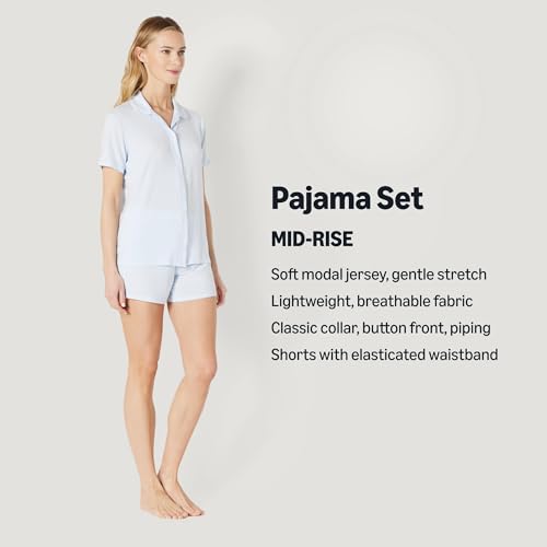 Image of Amazon Essentials x Sofia Grainge Mommy and Me Short Sleeve Pajama Set