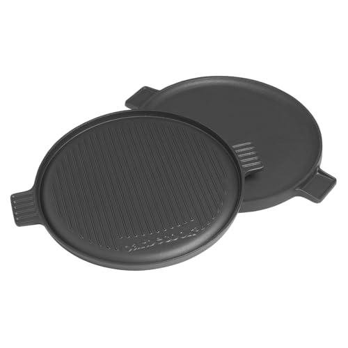 Barbecook 223.0230.043 - Planchas para barbacoa, 36x43x3 cm, metal, Negro, Redondo.