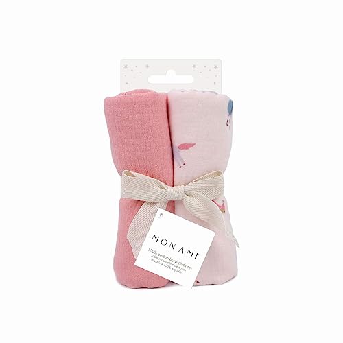 MON AMI ‘Chateau Magique’ Muslin Burp Cloths for Baby – 20