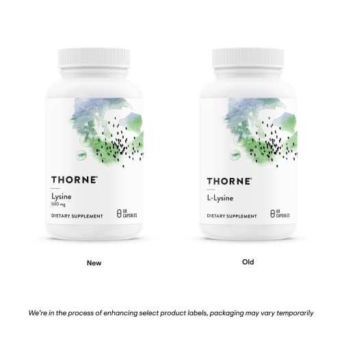 Thorne SA516-R Lysine - Essential Amino Acid For Skin Health, Energy Production, And Immune Function - 500 Mg - 60 Capsules thumb #2