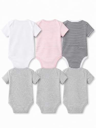 Image of TuddyBuddy 100% Cotton Multi Color Romper /Bodysuit /Onesies for Baby Boy - (Pack of 4 Half Sleeves, Graphic Printed Rompers for Baby Boy)
