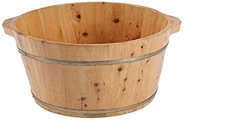 Bañera de madera natural para pies color B