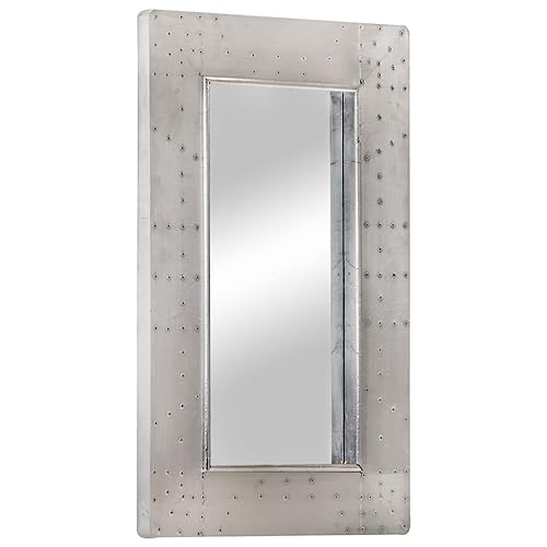 WKIEQACO Maison & Jardin,Meubles-Aviator Miroir 80x50cm Métal