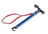 Bo-Camp 4114860 Hammer Stahl/Aluminium mit Peg Abzieher 370 Gramm, Blau