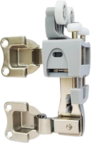 Generico Puleggia per Porta Scorrevole Dellarmadio, Ruota Sospesa con Guscio in Nylon E Ferro, Design Silenzioso per Lassorbimento degli Urti, Portata Singola Porta 20 kg