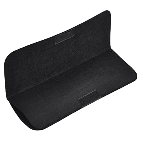 Aboat Straightener Heat Resistant Mat Heatproof Heatmat with Travel Pouch for Hair Straighteners, Black Cover