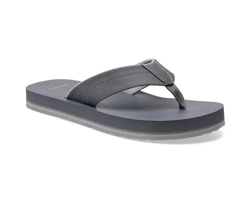 Image of Sanuk Mens Beer Cozy | Flip Flops for Men | Mens Sandals | Beach Sandals | Supportive & Lightweight | Memory Foam Footbed