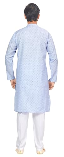 Image of Studio Shringaar Men's Cotton Relaxed Fit Straight Kurta