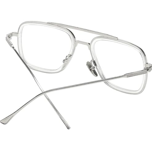 Image of ARICKS Tony Stark Style Blue Light Blocking Glasses for Men Women, Iron Man and Spider-Man Computer Gaming Glasses by Computer /Tablet /Laptop /Mobile