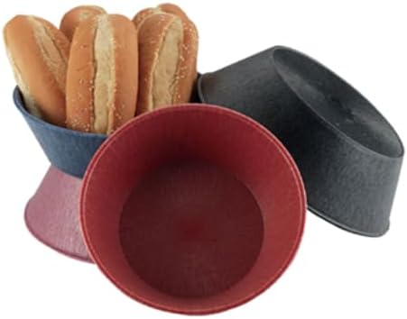 H.S. Inc HS1012L-CH ラージラウンドサービングバスケット、9インチ x 2-3/4インチ、電子レンジ、食器洗い機対