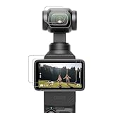 Screen Protector for Action Camera, Lens Protector for Accessories with Tempered Glass LCD Display Film, Ultra HD, 9H Hardness, Scratch Resistant Black