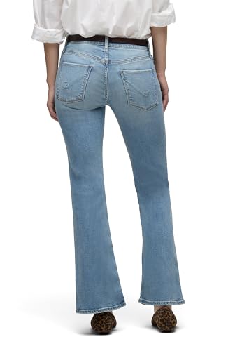 HUDSON Women's Nico Mid-Rise Bootcut Barefoot Jean3