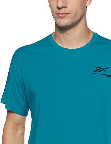 Image of Reebok Men's Solid Regular Fit T-Shirt