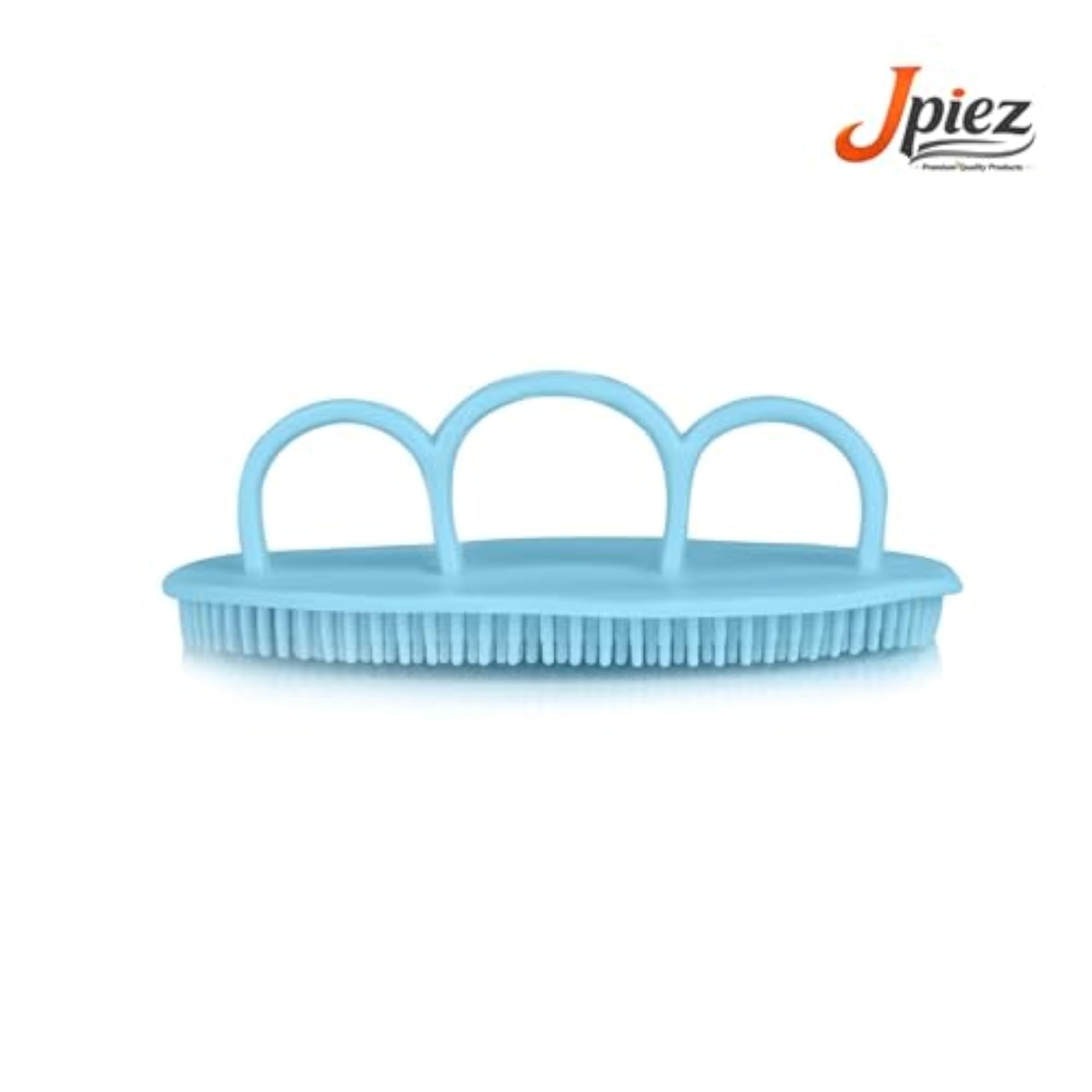 Silicone Scalp Massager and Body Scrubber Brush, Oval Shape