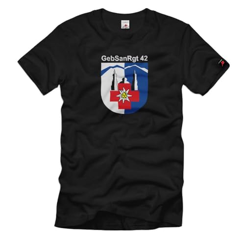 T-shirt Gebirgssanitäterregiment 42 Bundeswehr Ample XXXXXL pour Homme