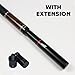 YEUEK YFEN Carbon Fiber Pool Cue Stick 11.5mm 12.5mm Low Deflection Pool Stick with Rare Wood Butt Balone Shell Inlaid Ring Professional Cue Stick with Extension
