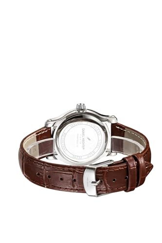 Image of Daniel Hechter Paris Analog Quartz Watch for Men with Sunray Round Dial, Leather Strap, Day & Date Display & Water Resistant
