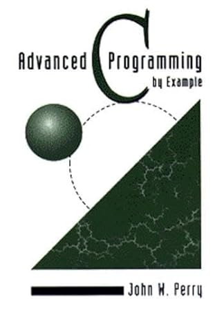 Amazon.com: Advanced C Programming by Example: 9780534951405: Perry ...