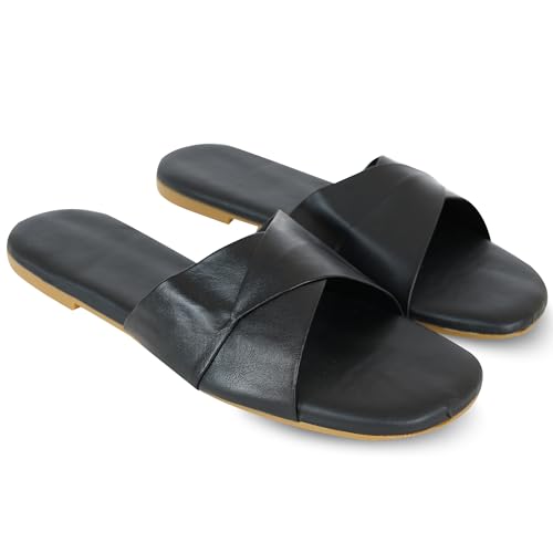 Image of DFR Women Casual Cushioned Flat Slippers Woman
