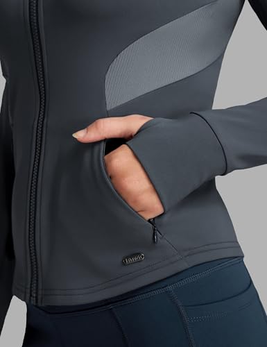 Image of FitsT4 Sports Womens Equestrian Riding Shirts Long Sleeve Fleece Lined Horse Full-Zip Winter Thermal Jackets