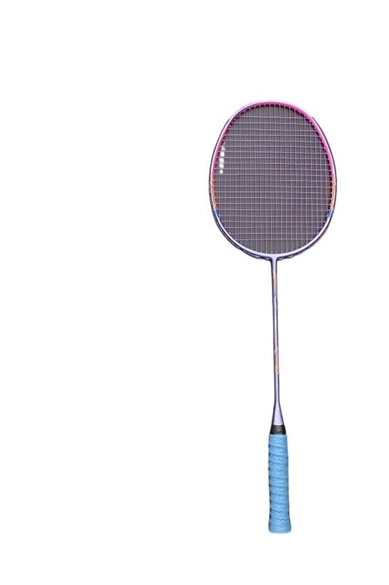 Badminton Set Racchette da Badminton in Fibra di Carbonio, Corde, Racchetta Allenamento Professionale con Borse for Adulti