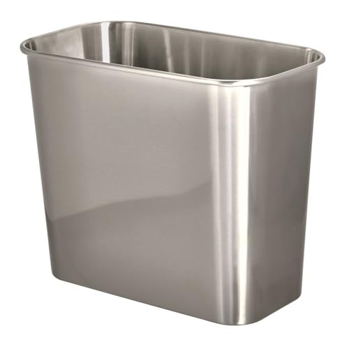 iDesign Stainless Steel Bathroom Trash Can &ndash;Mia Collection