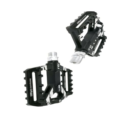 1Pair Mountain Bike Platform Pedal Durable Non Slip Flat Pedals for Commuting and Road Bicycles Design for Smooth Riding Experience