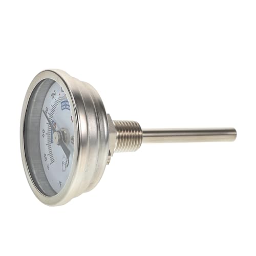 Alipis Termómetro De Acero Inoxidable Alta Precisión Para Vino y Cerveza Transparente