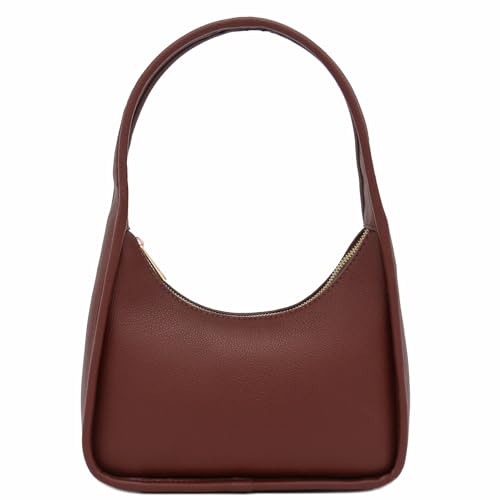 Small Curved Shoulder Bag Minimalist Underarm Crescent Hobo Handbag2