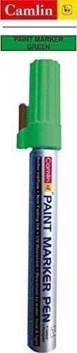 2X CAMLIN Paint Marker PENS-Variety Colours- Non Fading-Works ON Any Surface (Green)
