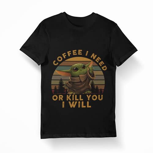 T-Shirt Coffee i Need or Kill You i Will - 2021 - witzig, lustig, (L) Cover