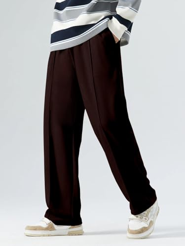 Image of GRECIILOOKS Men's Lycra Cargo Track Pants - Loose Fit Joggers for Men | Korean Style Travel & Home Wear with Pockets (Available in Plus Size)