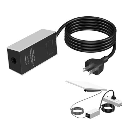 Starlink Mini Power Supply with 1.8M AC Cord – 30V 2A 60W Upgraded Replacement AC Charger, Fast Charging Power Adapter Compatible with Starlink Mini DC to DC Cable for Home, RV, Camping & Outdoor Use