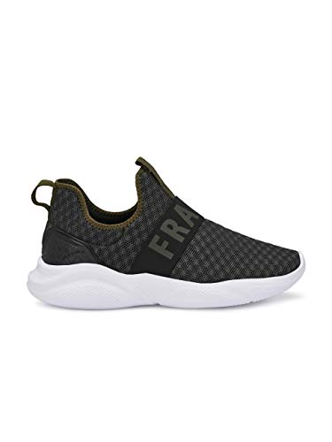 Image of Franco Leone Men Grey Slip On Sports Shoes