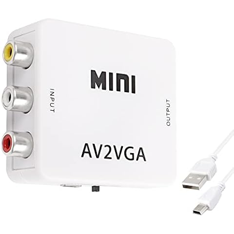 Adaptateur RCA vers VGA XMSJSIY Cover