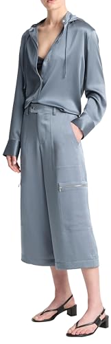 Vince Women's Low Rise Satin Parachute Crop Pant2