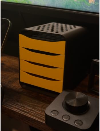Image of 2.5 inch HDD Stacker External Hard Drive Enclosure for 4 Hardisks,SATA HDD SSD RAID Enclosure, HDD /SSD Stackable Enclosure, Easy-Install Shockproof,HDD Caddy