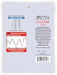 MARTIN Lifespan 2.0 Medium 13-56 98/2 Phosphor Bronze (MA550TPK3) Acoustic Guitar Strings (Pack of 3)