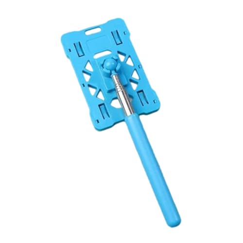 Porta Tessere Telescopico con Asta Estensibile Portatile Pratico E Comodo per Il Parcheggio dei Veicoli Blu